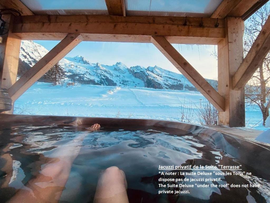 Chalet Inarpa - Appartements Et Suites La Clusaz Exterior foto
